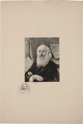 Потрет Дмитрия Александровича Ровинского. 1896. Гравер В.Е. Маковский. 